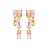 Nomination Colour Wave Aurora Edition Chandelier Drop Earrings, Sterling Silver Gold Plated CZ