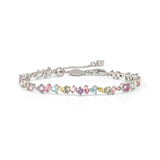 Nomination Colour Wave Lavish Bracelet, Sterling Silver Multi CZ