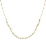 Nomination Colour Wave Lavish Necklace, Sterling Silver Gold Plated CZ
