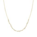 Nomination Colour Wave Lavish Necklace, Sterling Silver Gold Plated CZ
