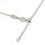 Nomination Colour Wave Lavish Circle Necklace, Sterling Silver CZ