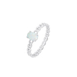Dew Synthetic Opal Open Link Ring