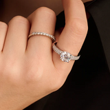 Ti Sento Sterling Silver Classic Luxe Solitaire CZ Ring 9.5mm