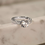 Ti Sento Sterling Silver Classic Luxe Solitaire CZ Ring 9.5mm
