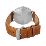 Bering Titanium Blue Tan 40mm Case Watch