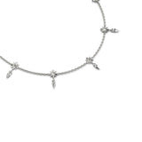 Stolen Girlfriends Club Midnight Cross Necklace 16"