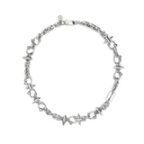 Stolen Girlfriends Club Anarchy and Ornament Necklace 17"