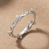 Kit Heath Blossom Flyte Honey Flower Narrow Band Ring