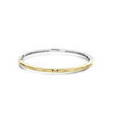 Ti Sento Rubover Gold Plated CZ Bangle