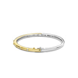 Ti Sento Rubover Gold Plated CZ Bangle