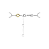 Ti Sento Sterling Silver Connected Circle Infinity Bracelet Golden