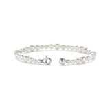 Ti Sento Sterling Silver Modern Pearl Bracelet