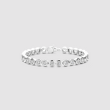 Ti Sento Sterling Silver Round Tennis CZ Bracelet 5.5mm