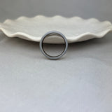 Titanium 18ct Rose Gold Inlay Groove Band Ring 6mm SALE