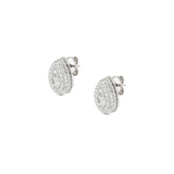 Nomination Domina Pear Stud Earrings, Sterling Silver Rhodium Plated CZ