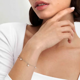 Nomination Lucentissima Heart Charm Bracelet, Sterling Silver CZ