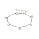 Nomination Lucentissima Heart Charm Bracelet, Sterling Silver CZ