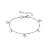 Nomination Lucentissima Heart Charm Bracelet Sterling Silver CZ