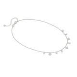 Nomination Lucentissima Heart Charm Necklace Sterling Silver CZ