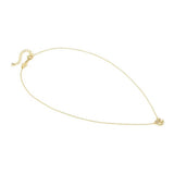 Nomination Petite Sparkle Four Leaf Clover Necklace, Sterling Silver Gold Plated CZ