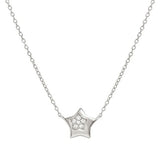 Nomination Petite Sparkle Star Necklace, Sterling Silver CZ