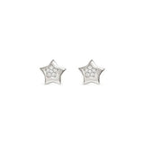 Nomination Petite Sparkle Star Stud Earrings, Sterling Silver CZ