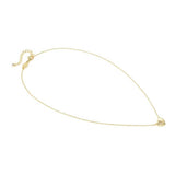 Nomination Petite Sparkle Heart Necklace, Sterling Silver Gold Plated CZ