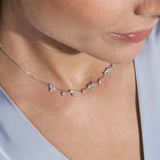 Nomination Life Bouquet CZ Chain Necklace, Sterling Silver