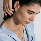 Nomination Life Bouquet CZ Chain Necklace, Sterling Silver