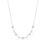 Nomination Life Bouquet CZ Chain Necklace, Sterling Silver