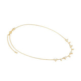 Nomination Life Bouquet CZ Chain Necklace, Sterling Silver Gold Plated