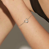 Nomination Dreams Beats CZ Heart Bracelet, Sterling Silver