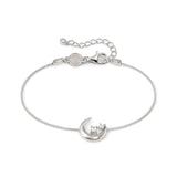 Nomination Dreams Beats CZ Moon Bracelet, Sterling Silver