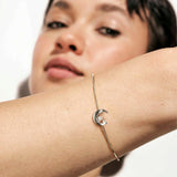 Nomination Dreams Beats CZ Moon Bracelet, Sterling Silver