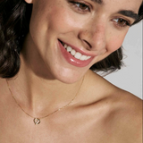 Nomination Dreams Beats CZ Heart Necklace, Sterling Silver