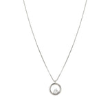 Nomination Dreams Beats CZ Circle Necklace, Sterling Silver