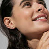 Nomination Dreams Beats CZ Heart Stud Earrings, Sterling Silver