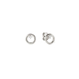 Nomination Dreams Beats CZ Circle Stud Earrings, Sterling Silver