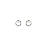 Nomination Dreams Beats CZ Circle Stud Earrings, Sterling Silver