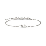 Nomination Pearls Loop CZ Solitaire Bracelet, Sterling Silver