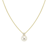 Nomination Siren Dream Pearl CZ Pendant, Sterling Silver Gold Plated