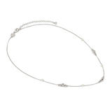 Nomination Siren Dream Beaded Pearl Necklace, Sterling Silver CZ