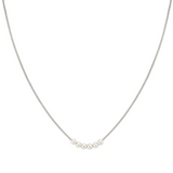 Nomination Siren Dream Pearl Slider Necklace, Sterling Silver CZ