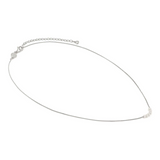 Nomination Siren Dream Pearl Slider Necklace, Sterling Silver CZ