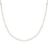 Nomination Siren Dream Beaded Baroque Pearl Necklace, Sterling Silver CZ