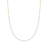 Nomination Siren Dream Beaded Baroque Pearl Necklace, Sterling Silver Gold Plated