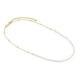 Nomination Siren Dream Beaded Baroque Pearl Necklace, Sterling Silver Gold Plated
