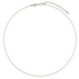 Nomination Siren Dream Pearl Row Necklace, Sterling Silver CZ