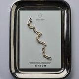 Ti Sento Sterling Silver Signature Closed Forever Chain Bracelet Bicolour