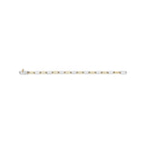 Ti Sento Sterling Silver Signature Closed Forever Chain Bracelet Bicolour